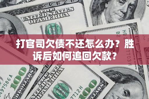 武汉打官司欠债不还怎么办？胜诉后如何追回欠款？