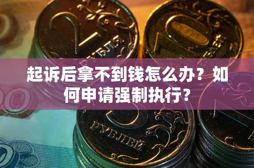 武汉起诉后拿不到钱怎么办？如何申请强制执行？