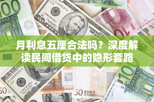 武汉月利息五厘合法吗？深度解读民间借贷中的隐形套路