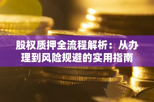 武汉股权质押全流程解析：从办理到风险规避的实用指南