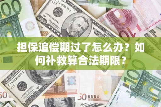 武汉担保追偿期过了怎么办？如何补救算合法期限？