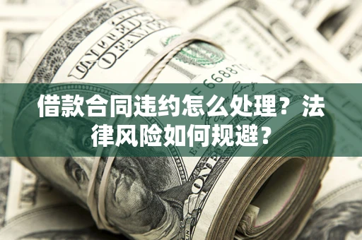 武汉借款合同违约怎么处理？法律风险如何规避？