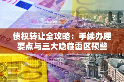 武汉债权转让全攻略：手续办理要点与三大隐藏雷区预警
