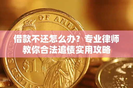 武汉借款不还怎么办？专业律师教你合法追债实用攻略