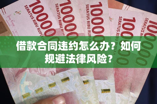 武汉借款合同违约怎么办？如何规避法律风险？